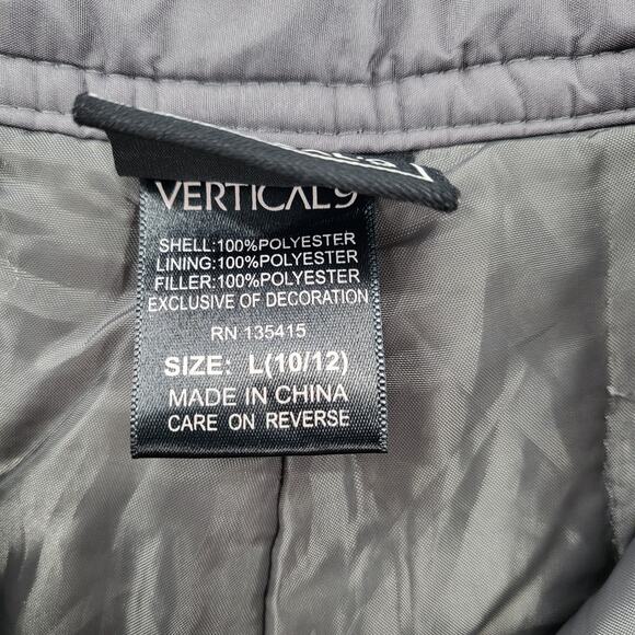 Vertical'9 Dark Gray Insulated Ski Snowboarding Pants Kid’s Size L (10/12) - Picture 10 of 11